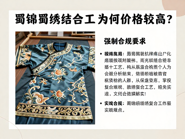 织绣复合工艺的技术实现难点