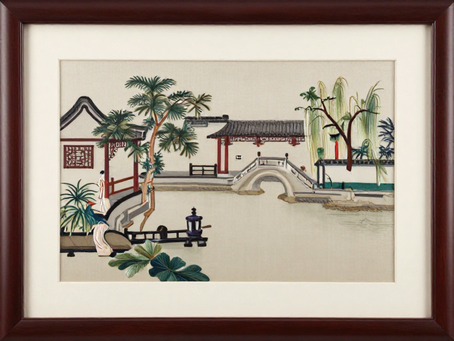 露香园顾绣临摹书画，精工装裱技艺与非遗传承解析