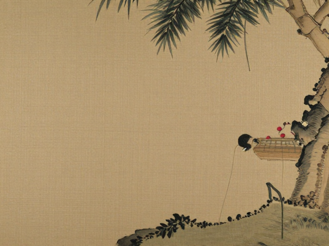 文人画风格顾绣，套针技法下的绣画结合艺术解析