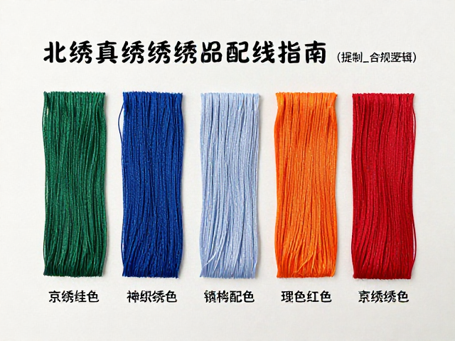 京绣真丝绣线怎么选？北方名绣配线指南，揭秘顶级绣品配色逻辑