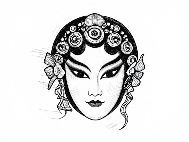 戏剧头面舞绣制作，动态线条感强，小件配饰价格亲民