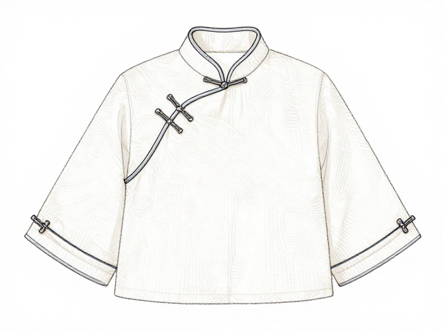 缠针绣教程，服装领口袖口立体线感装饰技巧