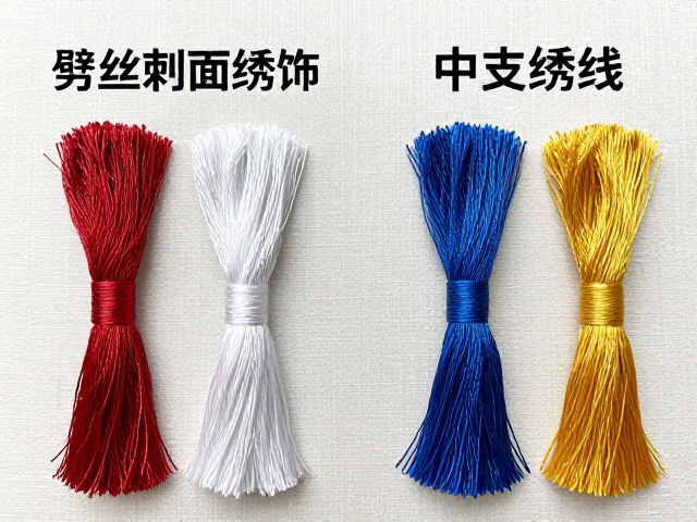 蚕丝刺绣装饰画用线怎么选？劈丝绣线与中支绣线对比解析