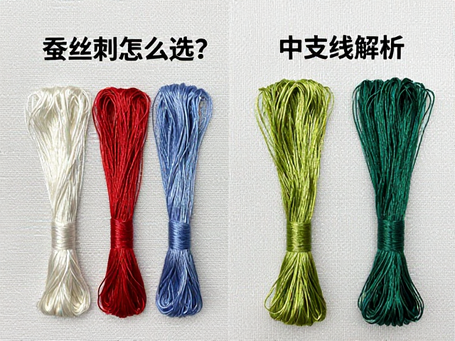 中支绣线的操作优势与表现效果
