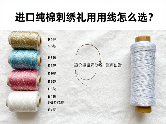 进口纯棉刺绣礼服用线怎么选？高价款与绣布搭配全解析