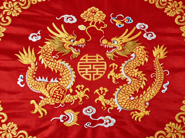龙凤纹样在婚嫁仪式中的具体应用场景