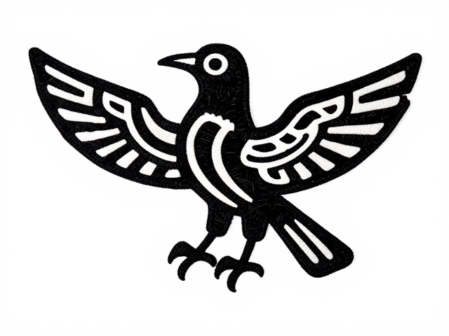 鸟纹图腾刺绣摆件，揭秘民俗仪式中的吉祥寓意与文化传承