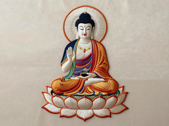 刺绣工艺对法相庄严的技法支撑