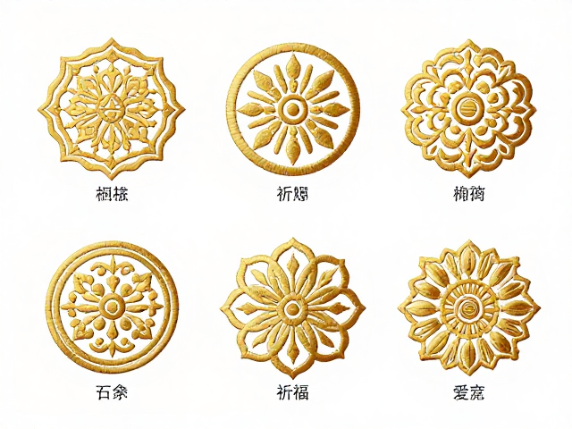 盘金绣工艺特征与材质辨析