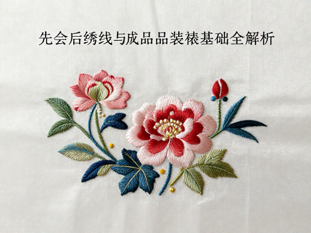 绣线配色与针法运用