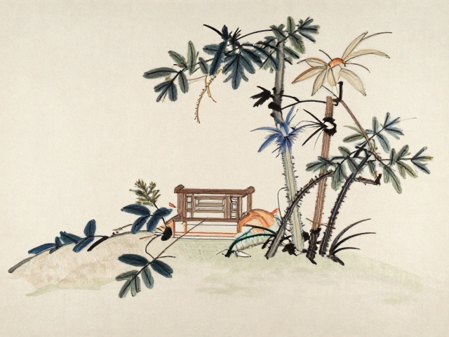 乱针绣画绣形制手绘稿，融入文人画意境的非遗创作指南