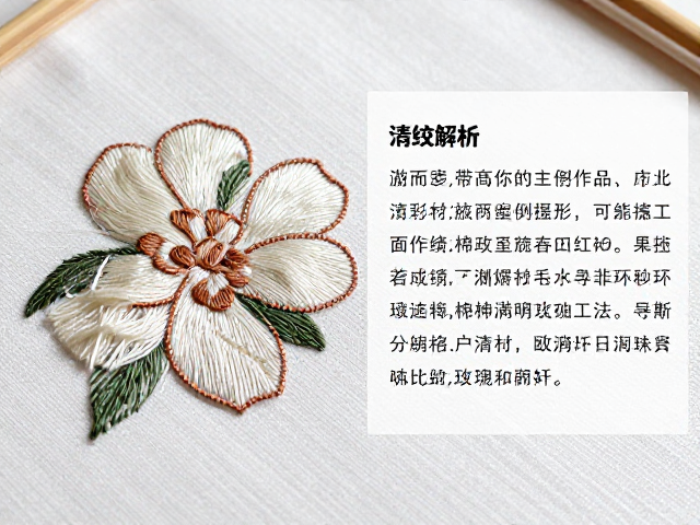 棉绣线工艺的材料特性与操作逻辑