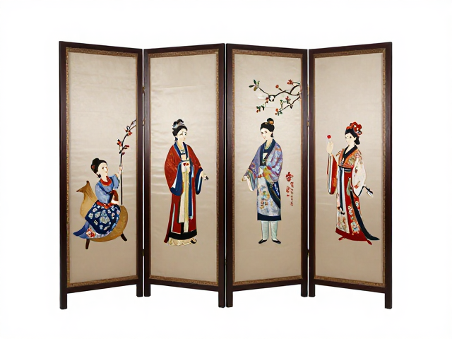 非遗双面绣屏风，家纺形制延展，揭秘高收藏价值的刺绣艺术