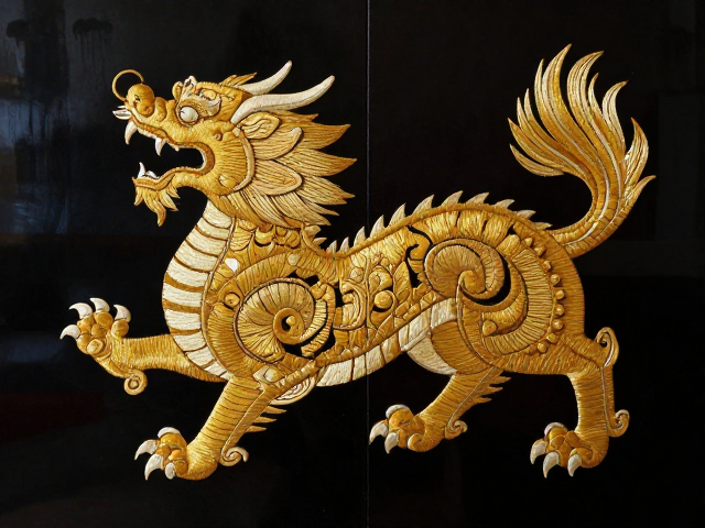 瑞兽纹样的符号意义与视觉表达