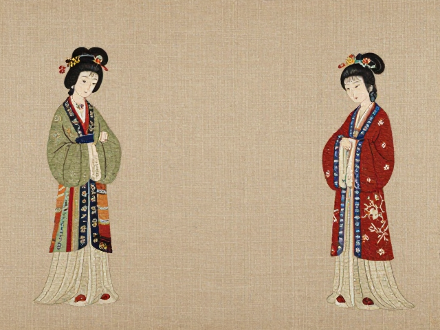 非遗挂幅刺绣仕女图，棉麻底布的古韵美学与收藏指南