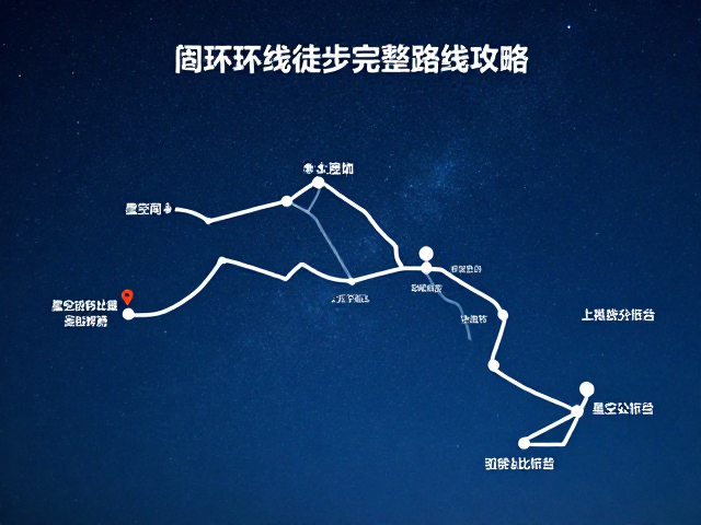 闭环环线徒步完整路线攻略,路标识别避坑与星空营地选址指南