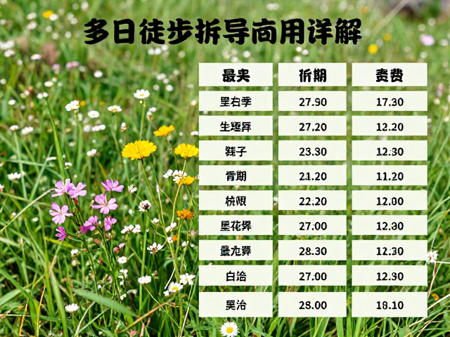 费用明细与行前准备建议