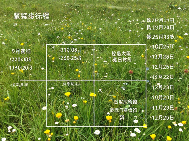经典野花徒步路线与每日行程拆解