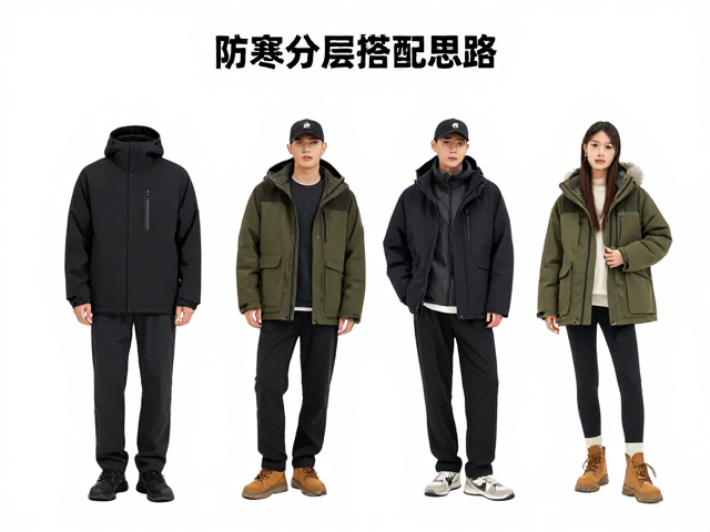 冬季叠穿防寒分层搭配思路,掌握冲锋衣保养,避免过度闷热
