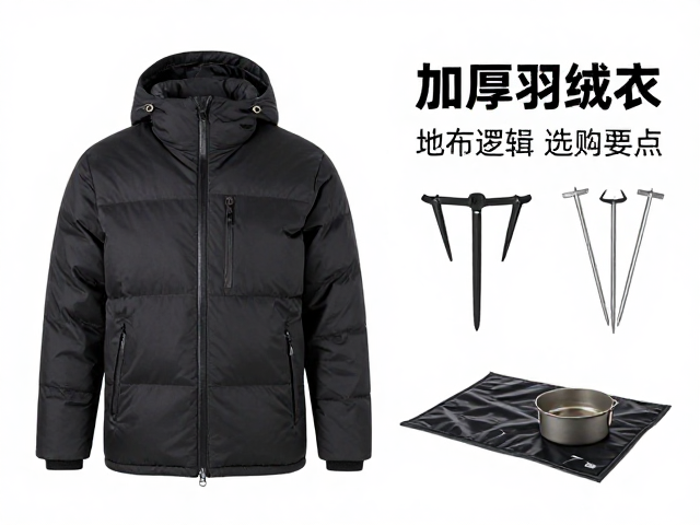 户外露营装备选购,加厚羽绒衣、地布雪钉与钛锅避坑指南