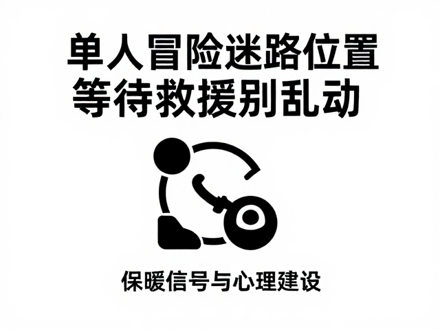 等待救援期间的生存策略:保暖、信号与心理建设
