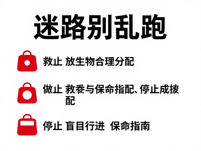 建立临时庇护与等待救援