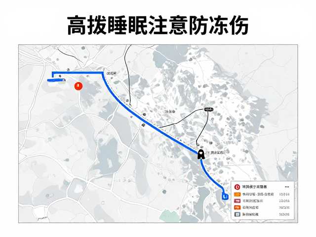 高海拔睡眠注意防冻伤,附地图导航练习指南