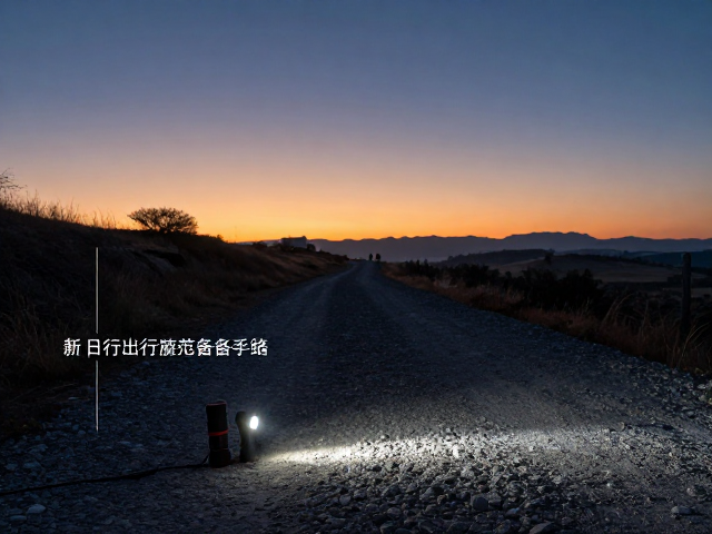 凌晨碎石路徒步指南,日出前出行安全规范与备用手电必备