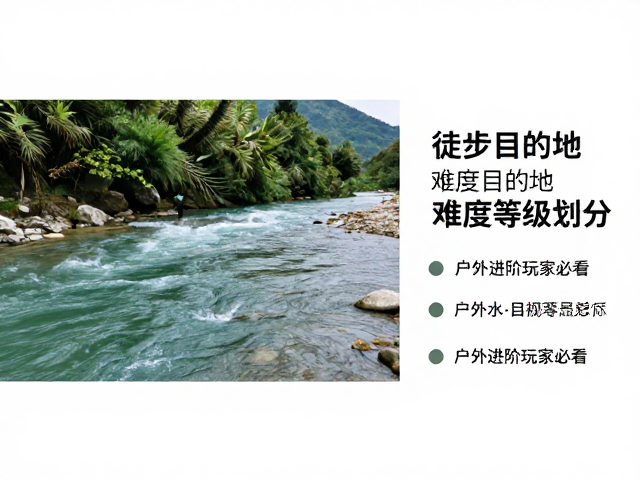 河流水位变化大!徒步目的地难度等级划分,户外进阶玩家必看