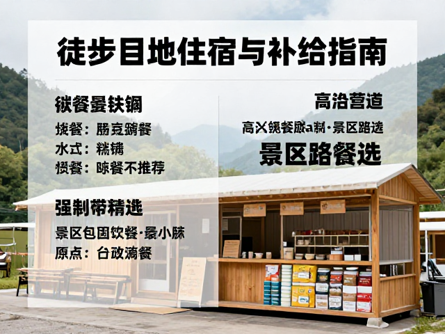 景区周边补给站与物资采购