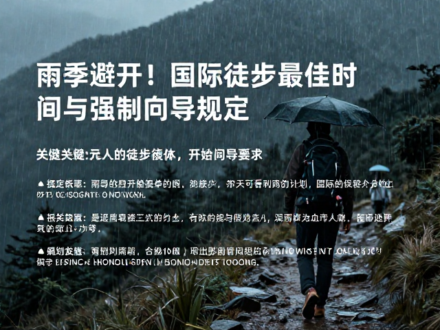 雨季避开!国际徒步最佳时间与强制向导规定