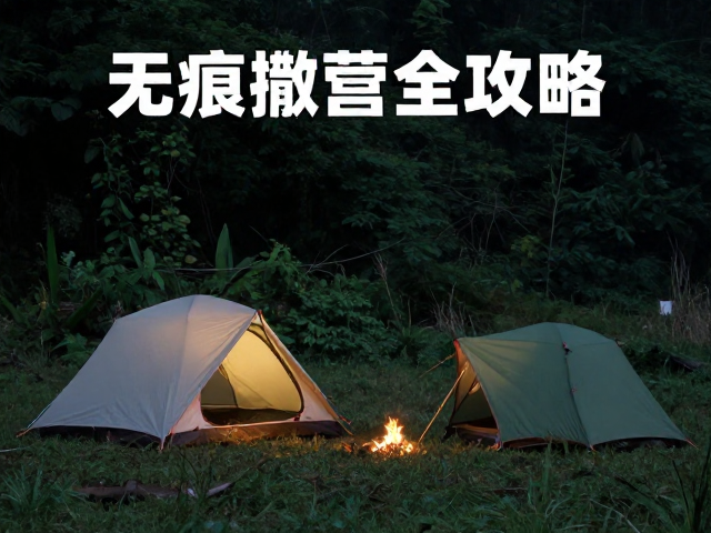 徒步露营扎营与辨向技巧