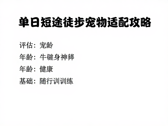 健康状态筛查与行前准备
