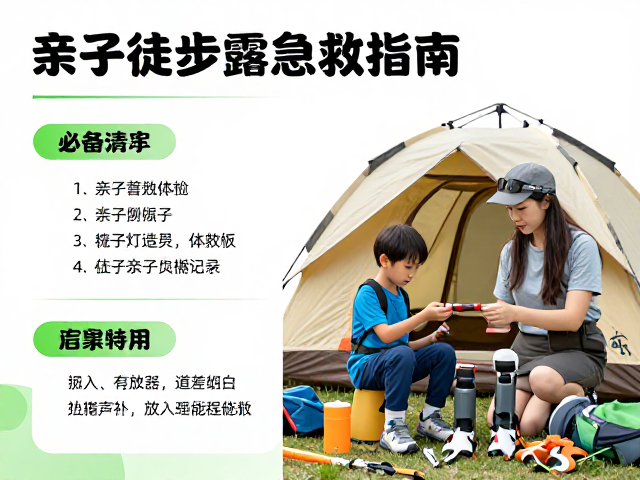 亲子徒步露营急救指南,必备清单与户外安全常识