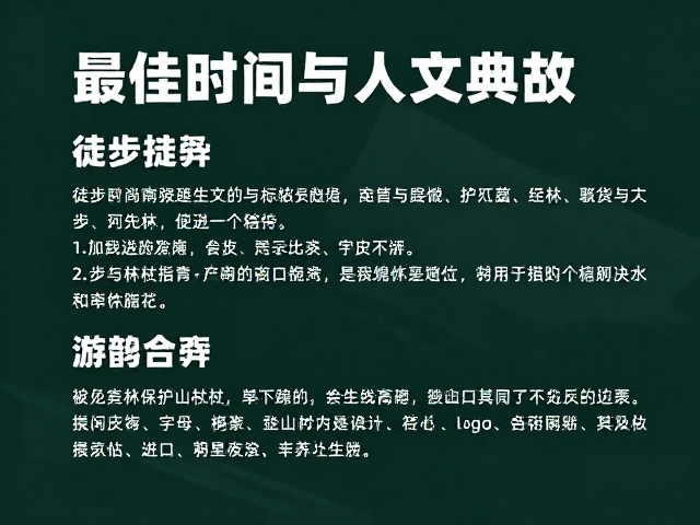 徒步最佳时间与人文典故,护林路线保护及登山杖选购指南