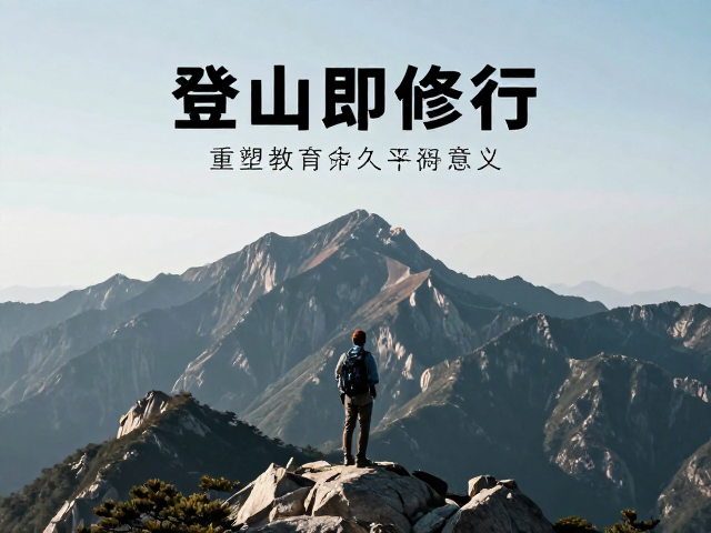 登山即修行,在人与山对话中探索勇气,重塑教育意义