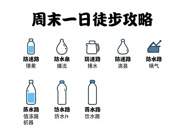 周末一日徒步攻略,防迷路路线推荐与饮用水清单