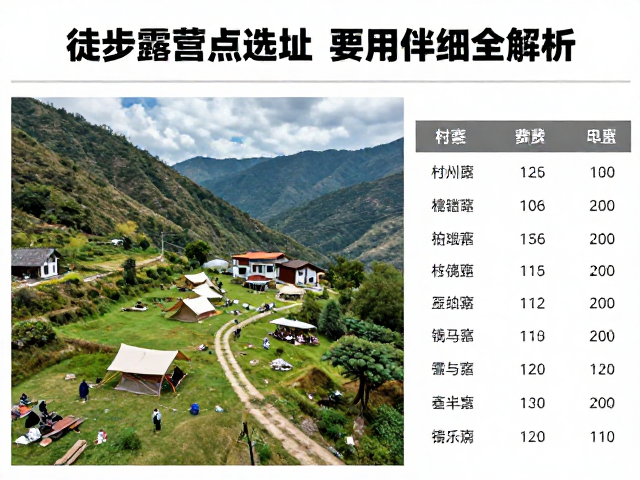 徒步露营与村寨住宿的费用明细拆解