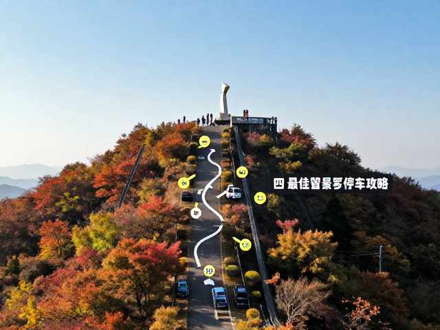 秋季登顶指南,山顶观景打卡点与自驾停车攻略