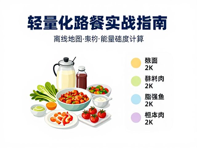 轻量化路餐的食材选择与能量密度计算