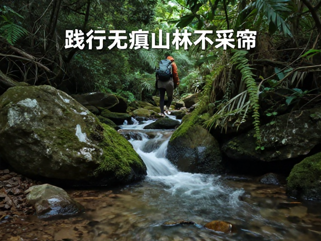 周边小众一日徒步,溪流慢门摄影指南,践行无痕山林不采摘