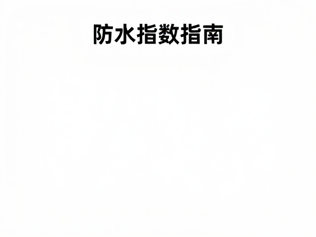 轻量化极简户外穿搭,看天气选衣,防水指数指南