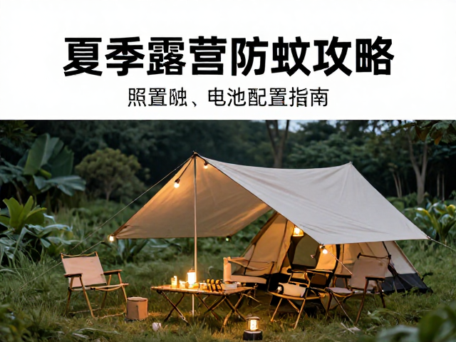 夏季露营防蚊攻略,照明布置与备用电池配置指南