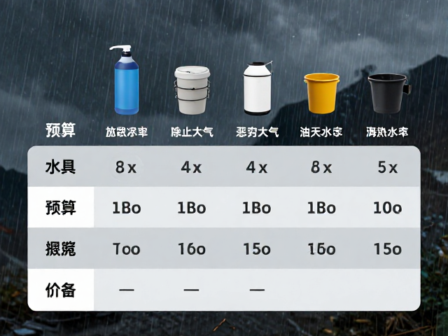 恶劣天气下的饮水安全与撤离决策机制