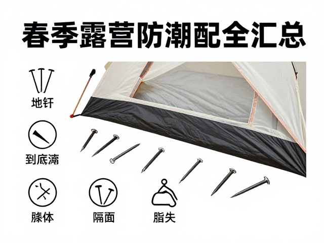 春季露营防潮指南,地钉与必备小件配件全汇总