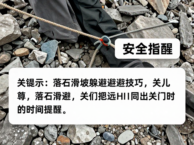 落石滑坡的前置预兆与紧急躲避策略