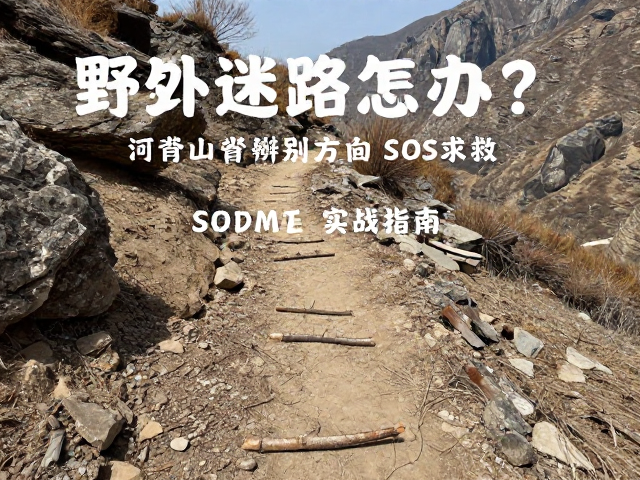 利用自然痕迹与树枝标记建立路径