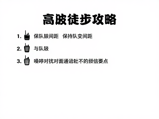 噪音干扰下的通讯技巧与应急预案