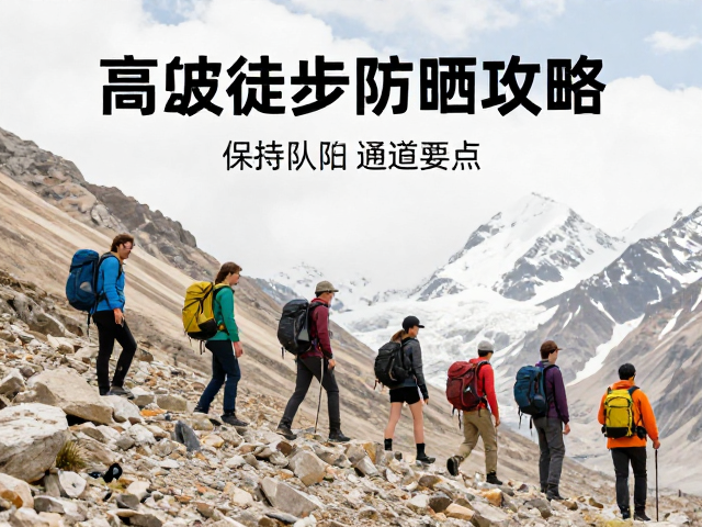 高海拔徒步防晒攻略,保持队形间距与对讲机通讯要点