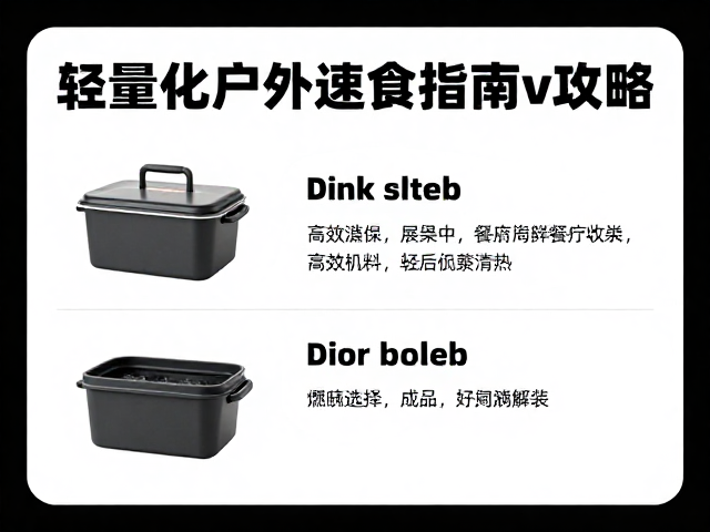 轻量化户外速食指南,高效燃料与餐后清洁收纳全攻略